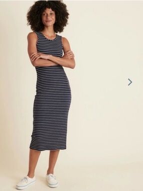 Marine Layer Lexi Daytime Dress Blue Ice Size Medium